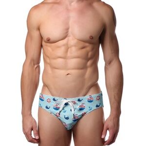 Pool Boy Swimsuit Medium 32-38" waist Gently worn 80% nylon / 20% spandex Lined
